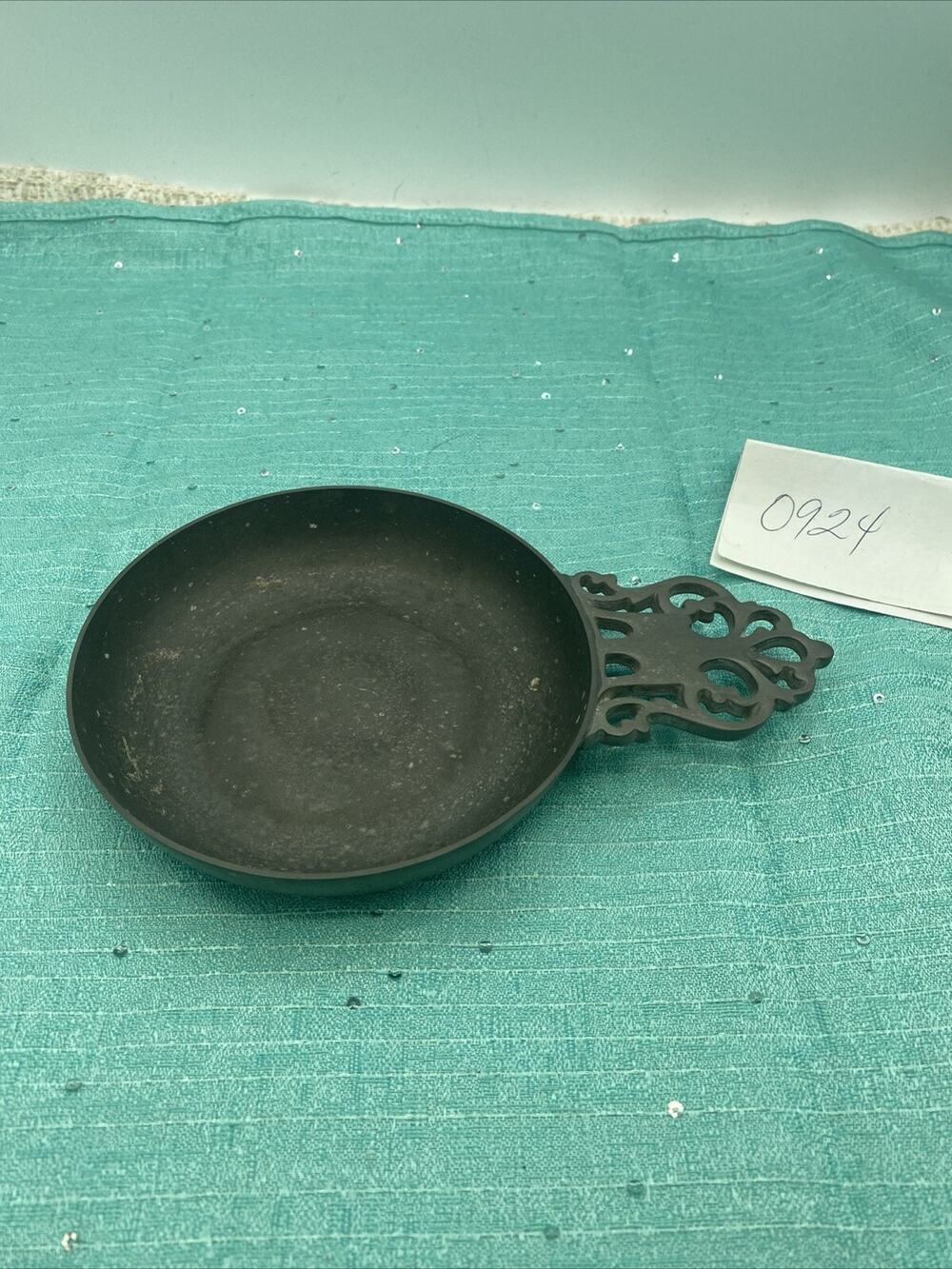 vintage jostens pewter 54 porringer soup porridge coin dish bowl 5 inch1950s